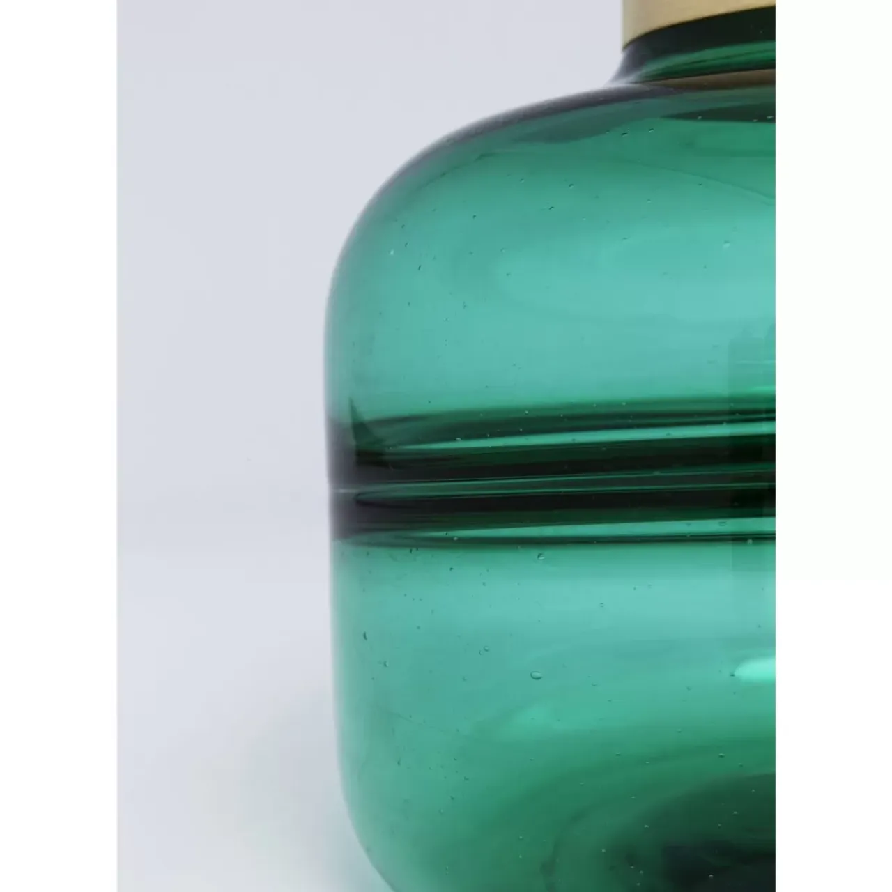 Vasen-KARE Design Vase Positano Belly Grun 21Cm