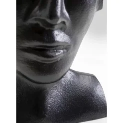 Vasen-KARE Design Vase Rostro Schwarz 17Cm