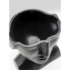 Vasen-KARE Design Vase Rostro Schwarz 17Cm