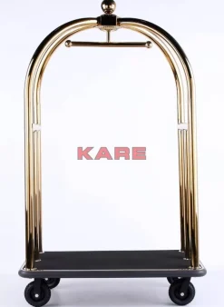 Kleinmöbel & Sonstiges-KARE Design Vip Gepackwagen Vegas Gold