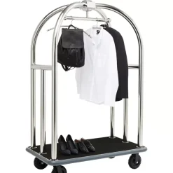 Kleinmöbel & Sonstiges-KARE Design Vip Gepackwagen Vegas Silver
