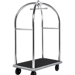 Kleinmöbel & Sonstiges-KARE Design Vip Gepackwagen Vegas Silver