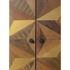Regale-KARE Design Vitrine Illusion Gold 90X180Cm