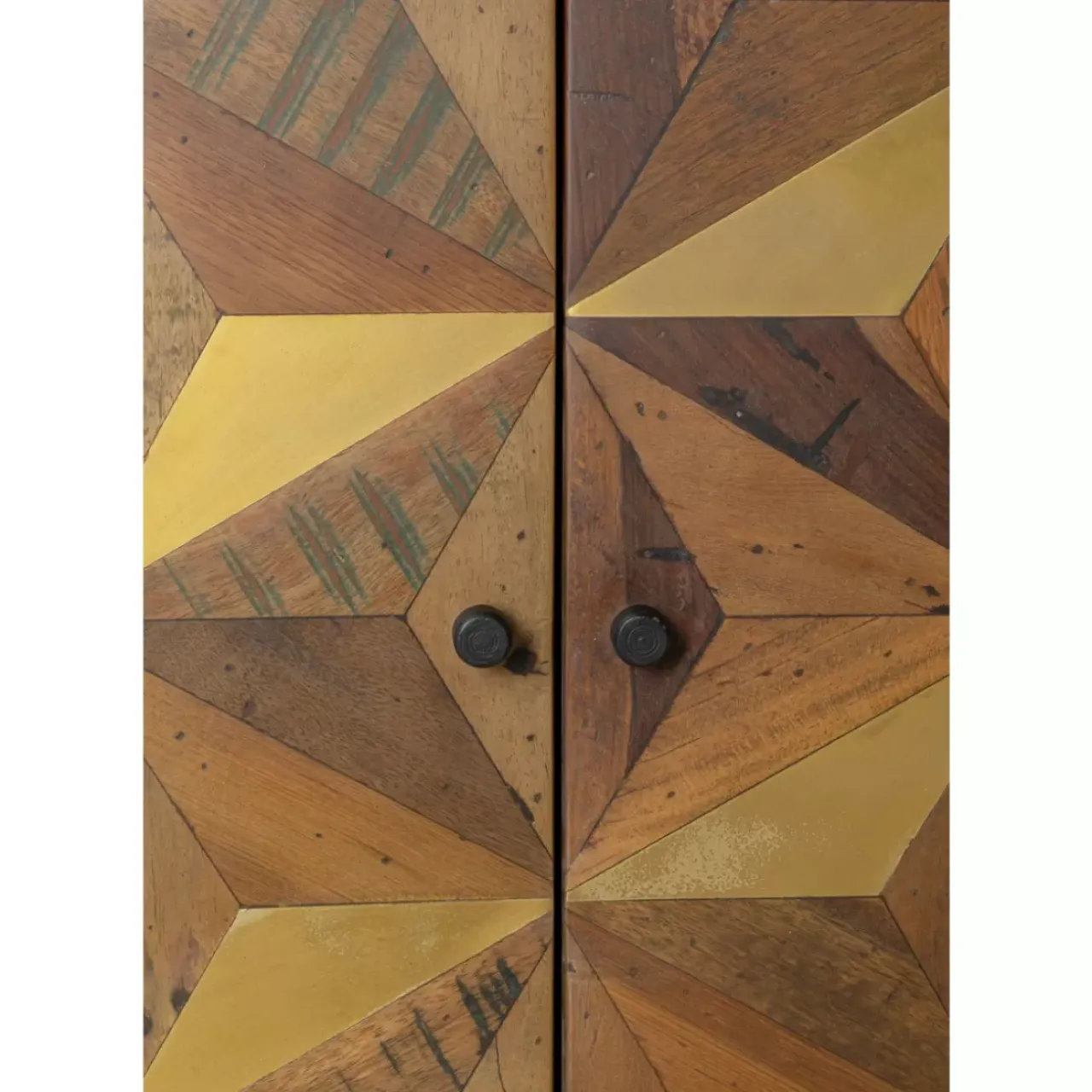 Regale-KARE Design Vitrine Illusion Gold 90X180Cm