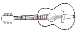 Kleinmöbel & Sonstiges-KARE Design Wandgarderobe Guitar 81Cm