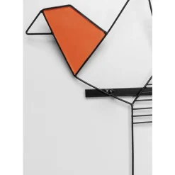 Kleinmöbel & Sonstiges-KARE Design Wandgarderobe Origami Bird 114Cm