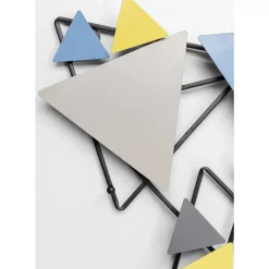 Kleinmöbel & Sonstiges-KARE Design Wandgarderobe Wireframe Trigon 100Cm