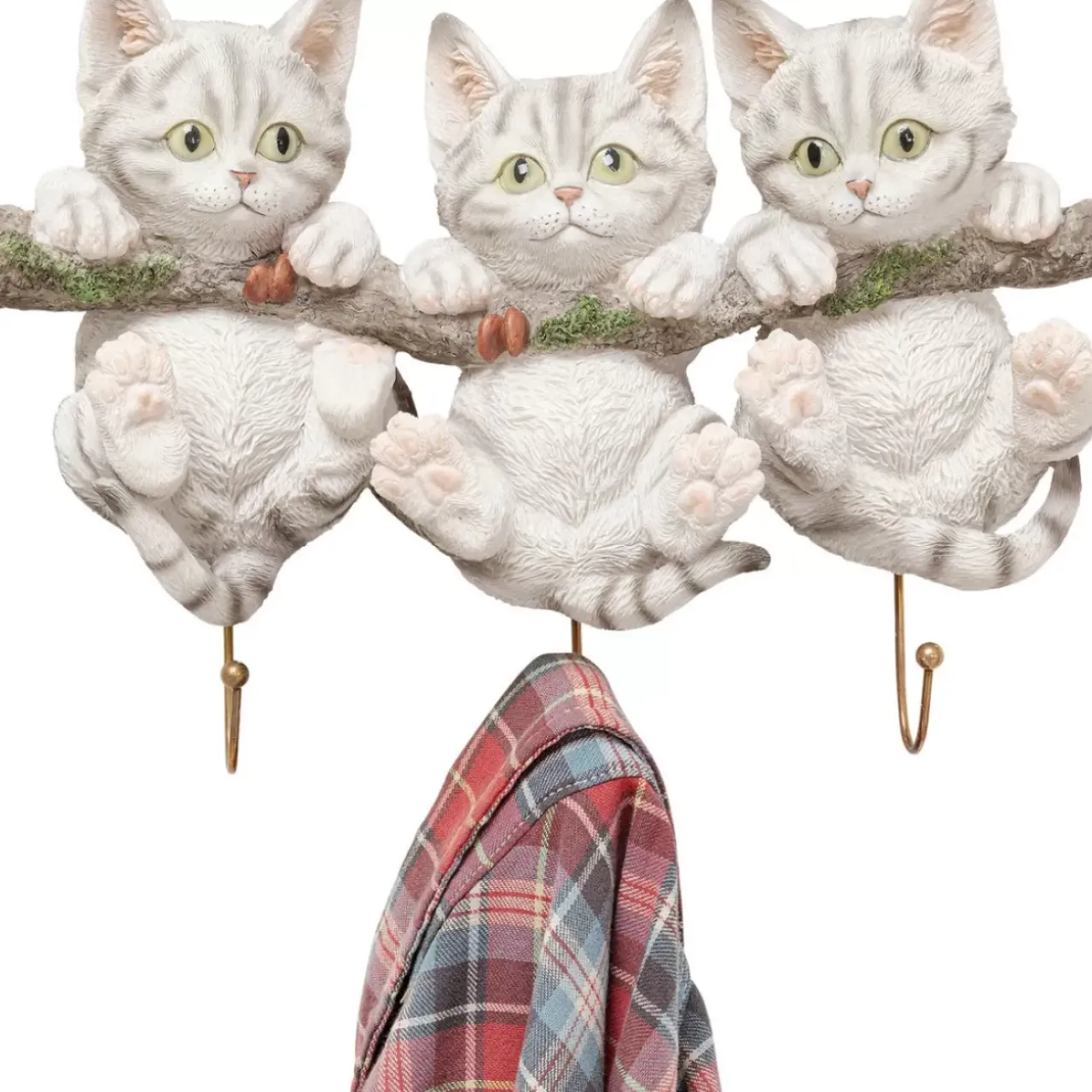 Kleinmöbel & Sonstiges-KARE Design Wandhaken Three Mini Cats
