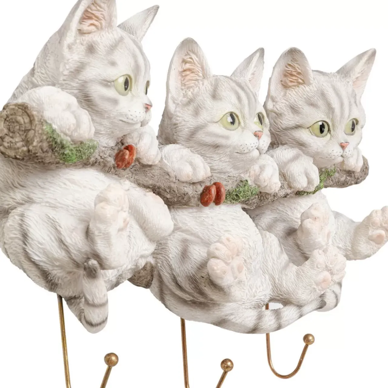 Kleinmöbel & Sonstiges-KARE Design Wandhaken Three Mini Cats