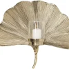 Bilder-KARE Design Wandkerzenhalter Ginkgo Leaf 45Cm