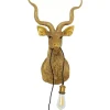 Wandleuchten-KARE Design Wandleuchte Animal Goat Gold 45X74Cm