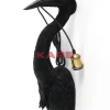 Wandleuchten-KARE Design Wandleuchte Animal Heron Schwarz 26X62Cm