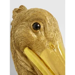 Wandleuchten-KARE Design Wandleuchte Animal Spoonbill Gold 29X62Cm