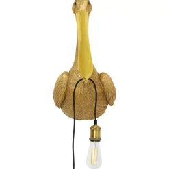 Wandleuchten-KARE Design Wandleuchte Animal Spoonbill Gold 29X62Cm