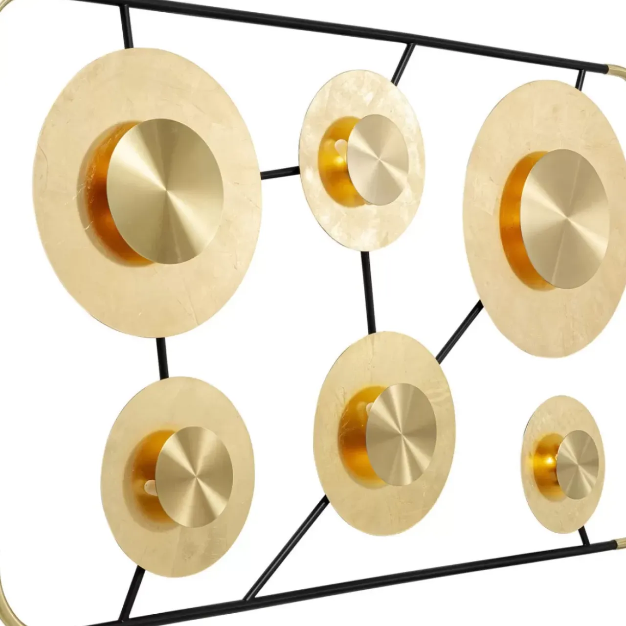 Wandleuchten-KARE Design Wandleuchte Disc 6Er