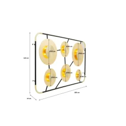 Wandleuchten-KARE Design Wandleuchte Disc 6Er