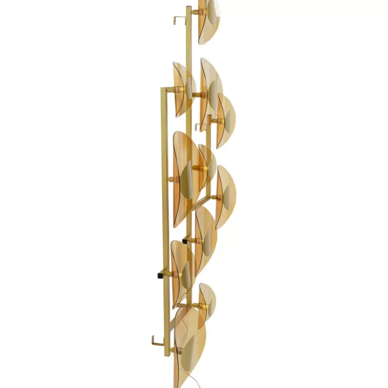 Wandleuchten-KARE Design Wandleuchte Mariposa Brass 116X198Cm