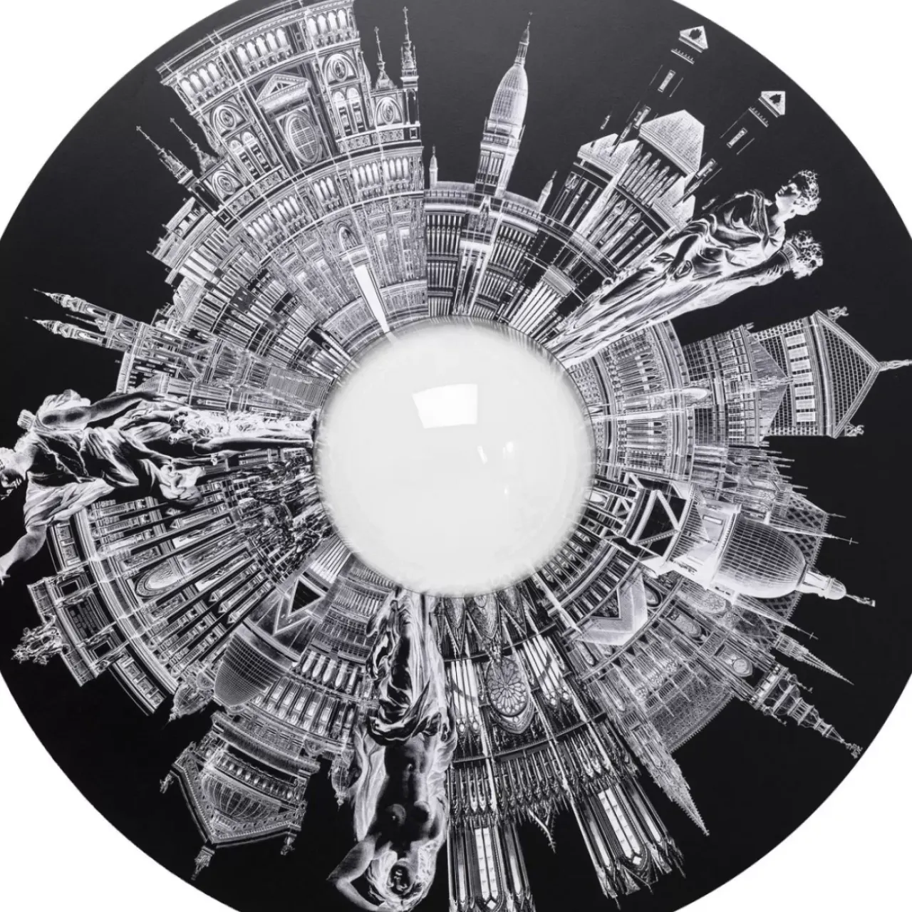 Bilder-KARE Design Wandobjekt City Pupil O160Cm