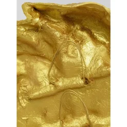 Bilder-KARE Design Wandobjekt Lion Head Gold 90X100Cm