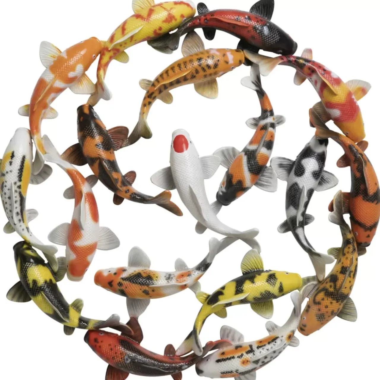 Bilder-KARE Design Wandobjekt School Of Koi Colore O102Cm