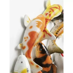 Bilder-KARE Design Wandobjekt School Of Koi Colore O102Cm