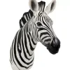 Bilder-KARE Design Wandobjekt Zebra 33X78Cm