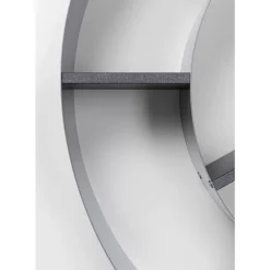 Regale-KARE Design Wandregal Snail Silver Grau