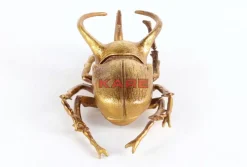 Bilder-KARE Design Wandschmuck Atlas Beetle Gold