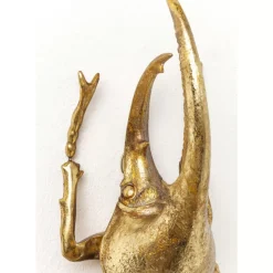 Bilder-KARE Design Wandschmuck Herkules Beetle Gold