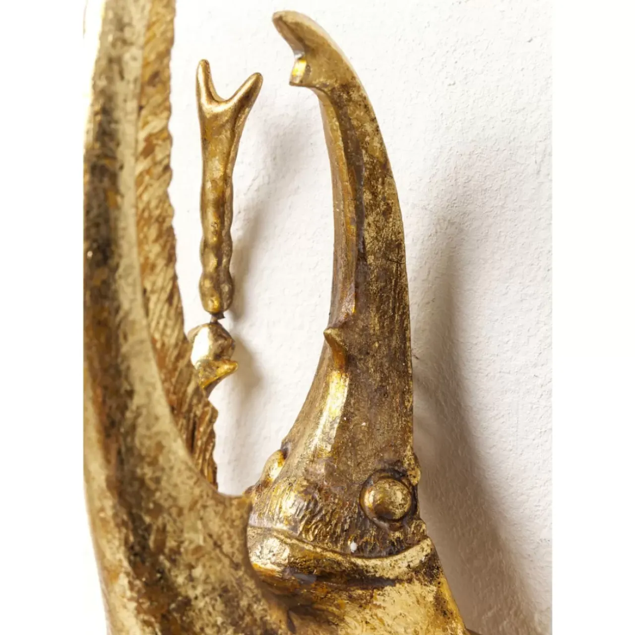 Bilder-KARE Design Wandschmuck Herkules Beetle Gold