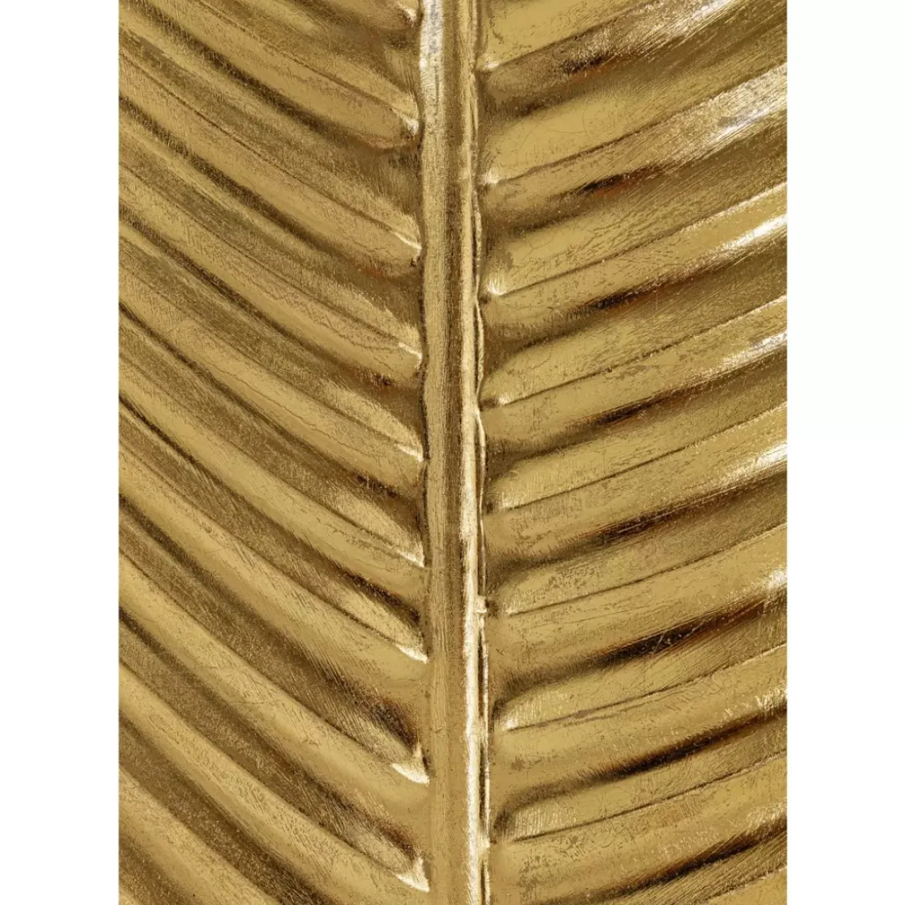 Bilder-KARE Design Wandschmuck Leaf Gold 196