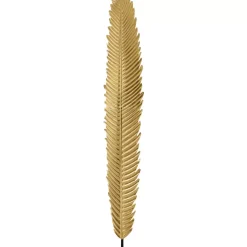 Bilder-KARE Design Wandschmuck Leaf Gold 196
