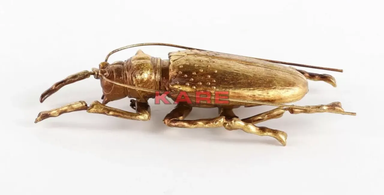 Bilder-KARE Design Wandschmuck Longicorn Beetle Gold