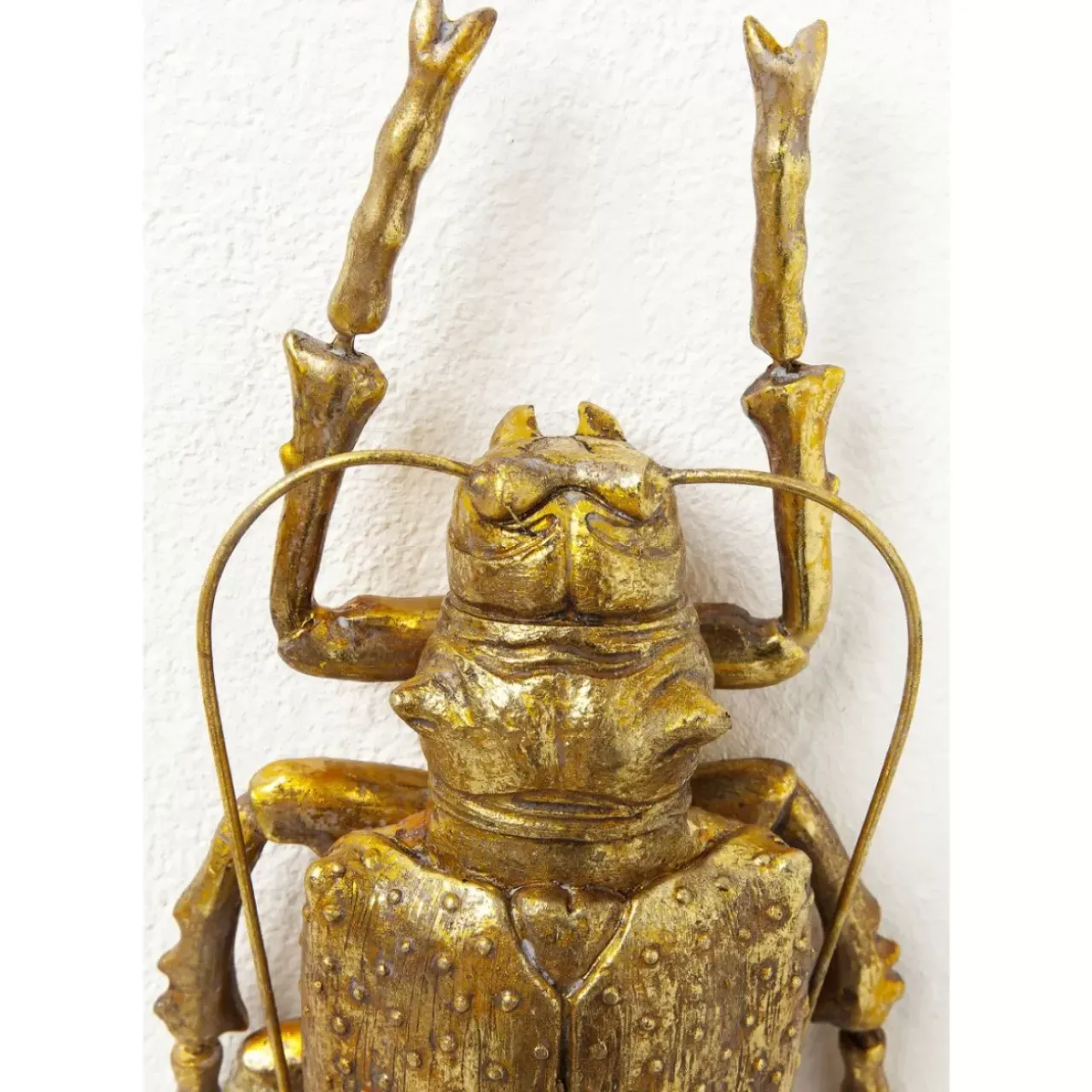 Bilder-KARE Design Wandschmuck Longicorn Beetle Gold