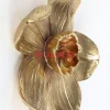 Bilder-KARE Design Wandschmuck Orchid Gold 44Cm