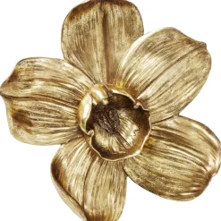 Bilder-KARE Design Wandschmuck Orchid Gold 44Cm