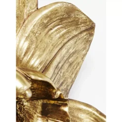 Bilder-KARE Design Wandschmuck Orchid Gold 44Cm