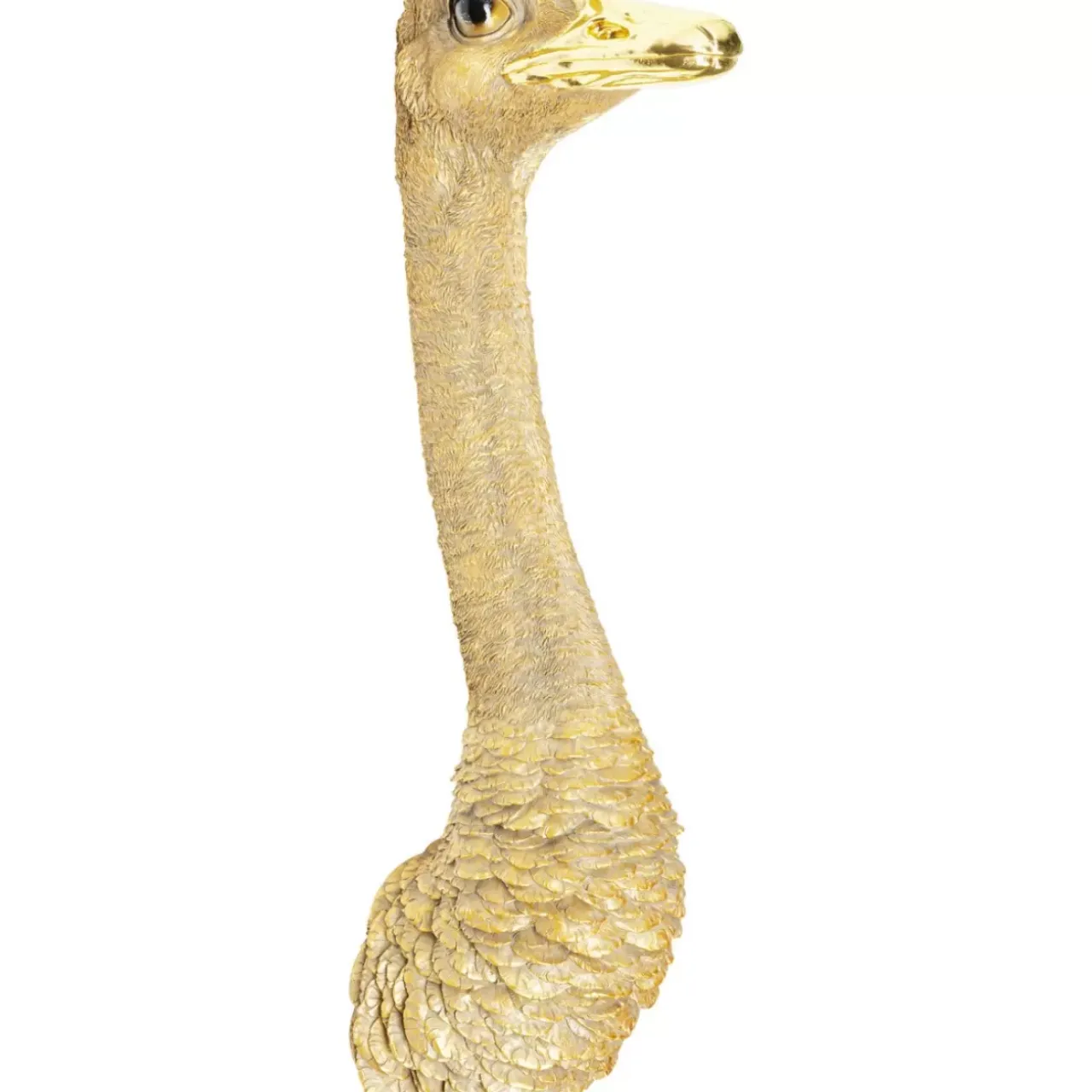 Bilder-KARE Design Wandschmuck Ostrich Gold