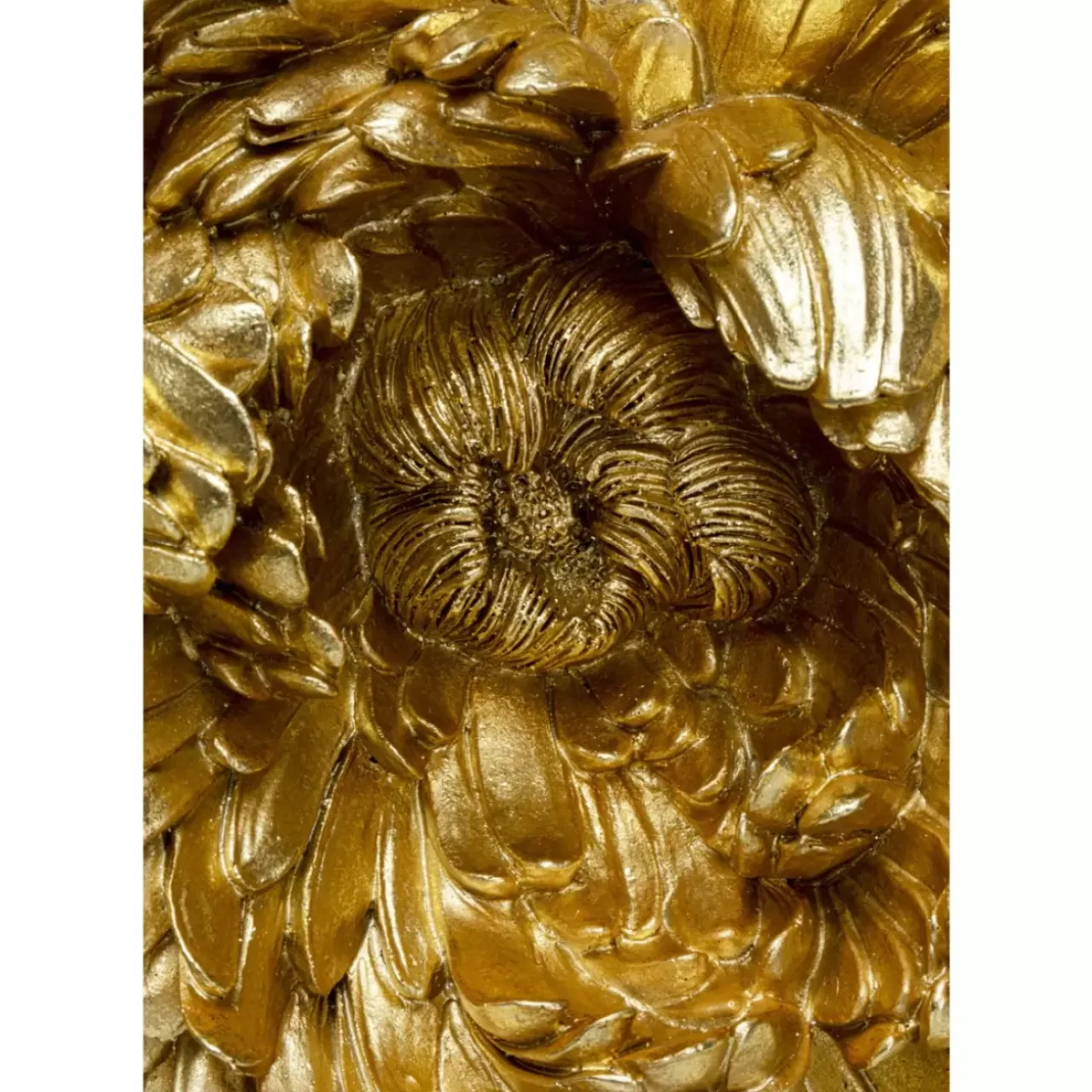 Bilder-KARE Design Wandschmuck Peony Gold