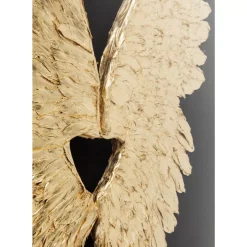 Bilder-KARE Design Wandschmuck Wings Gold Black 120X120Cm