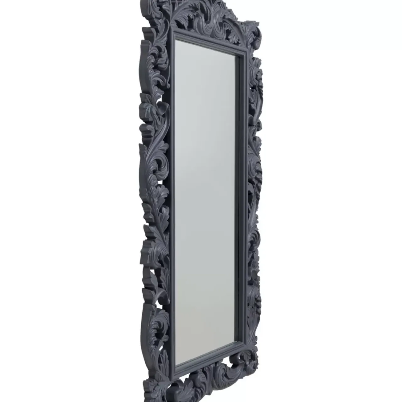 Spiegel-KARE Design Wandspiegel Baroque Valentina Grau 100X190Cm