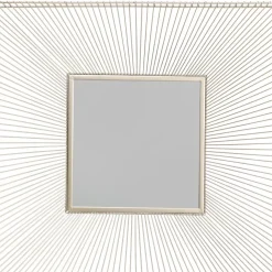 Spiegel-KARE Design Wandspiegel Dimension Champagner 91X91Cm