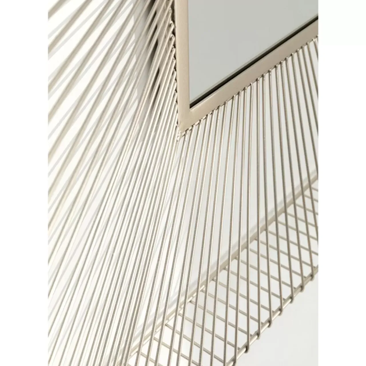 Spiegel-KARE Design Wandspiegel Dimension Champagner 91X91Cm