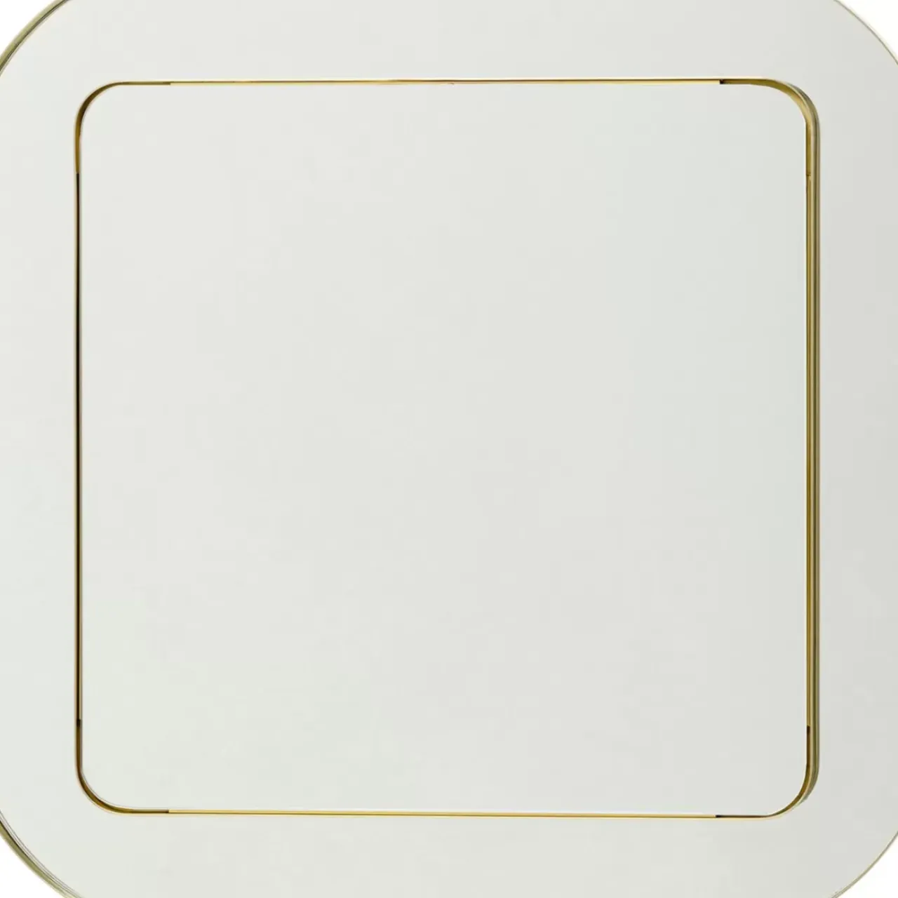 Spiegel-KARE Design Wandspiegel Double Row 80X80Cm