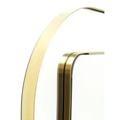 Spiegel-KARE Design Wandspiegel Double Row 80X80Cm