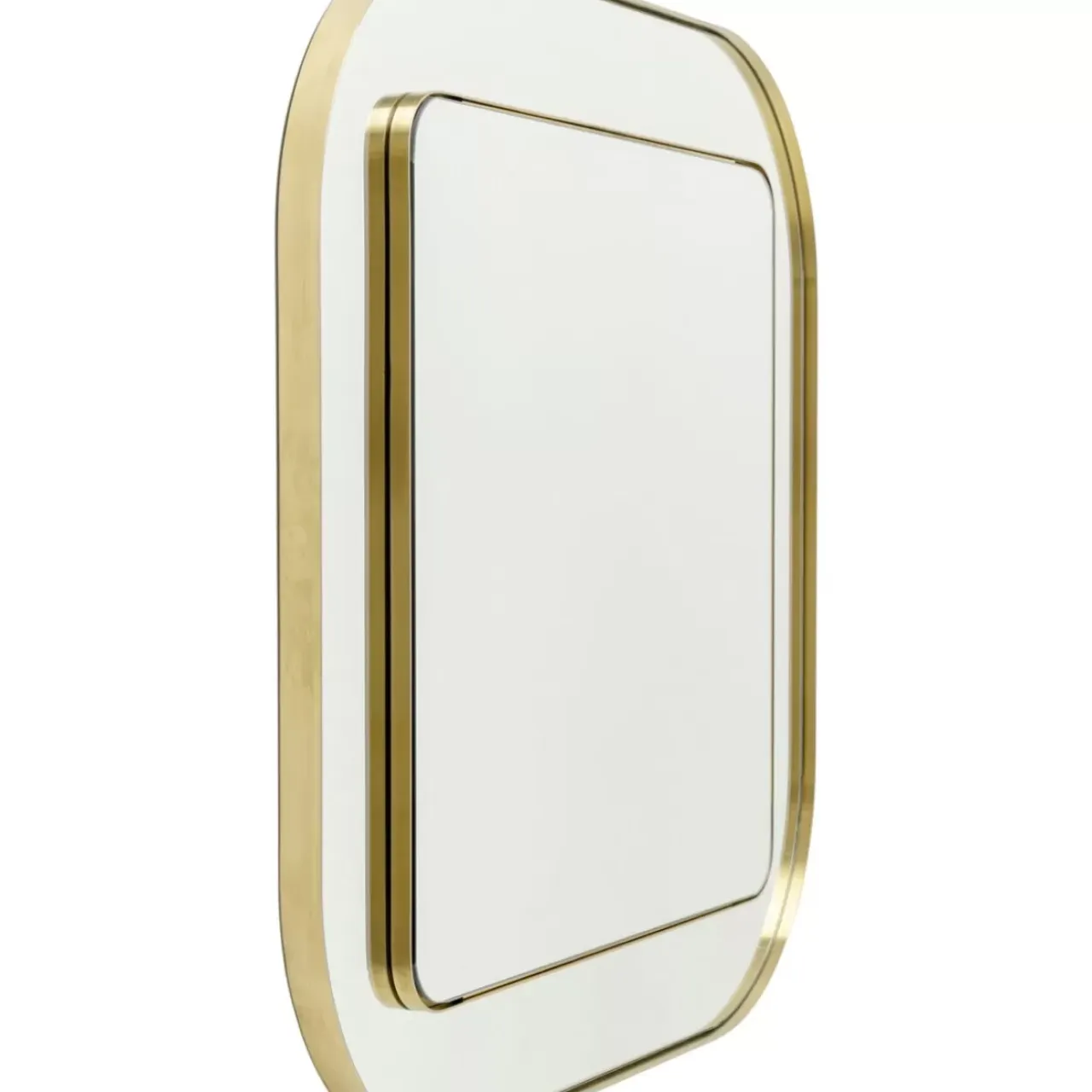 Spiegel-KARE Design Wandspiegel Double Row 80X80Cm