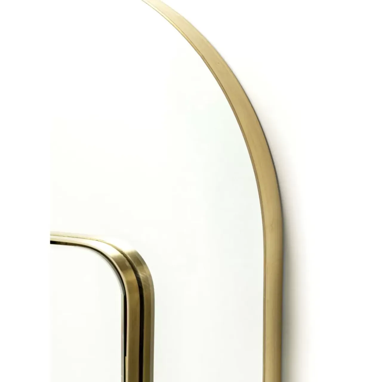 Spiegel-KARE Design Wandspiegel Double Row 140X80Cm