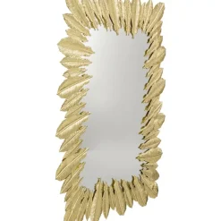 Spiegel-KARE Design Wandspiegel Feather Dress Gold 49X69Cm