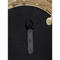 Spiegel-KARE Design Wandspiegel Gold Wire O61Cm