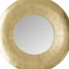 Spiegel-KARE Design Wandspiegel Planet Gold O108Cm